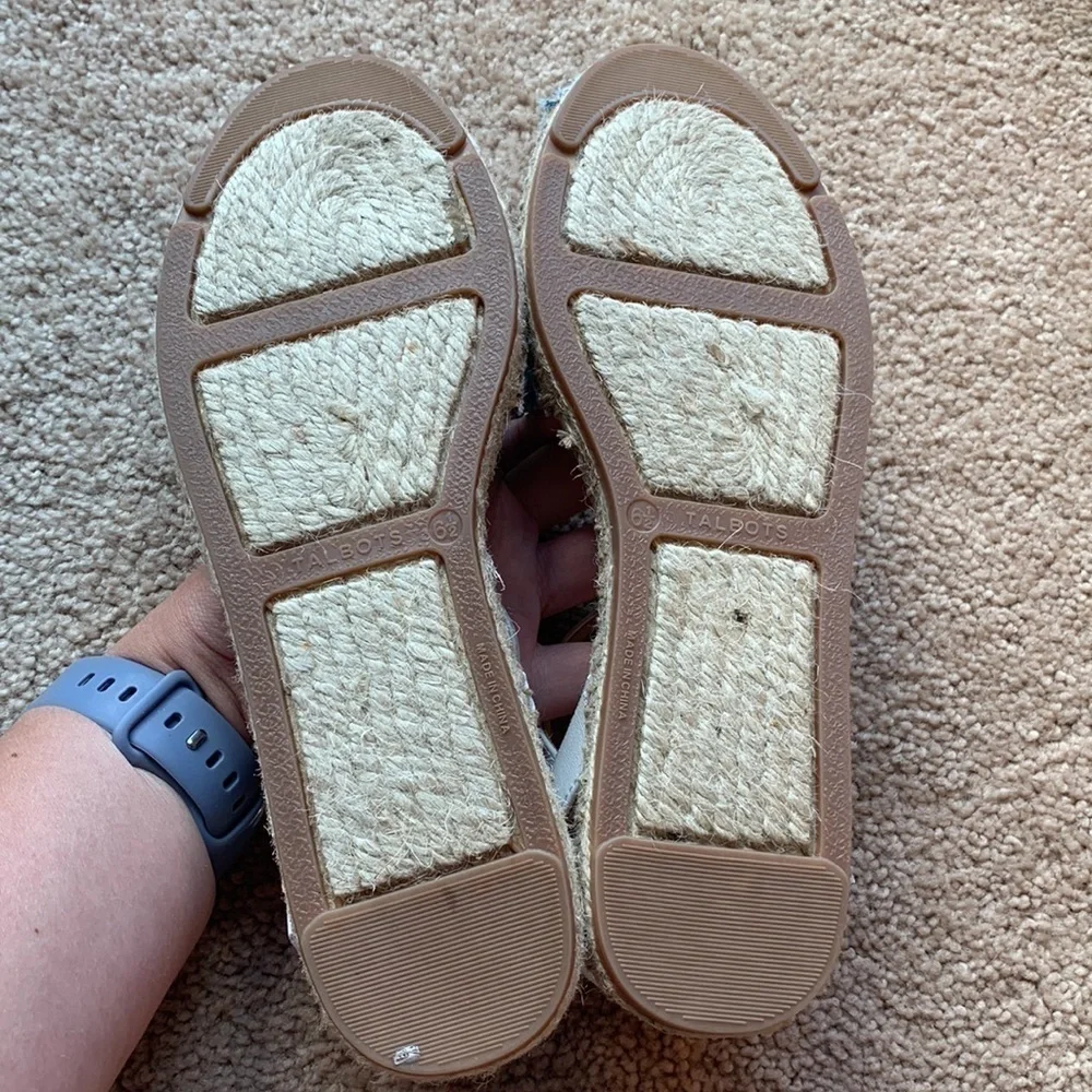 Talbots | Talbots Izzy d'Orsay Espadrilles - Madras